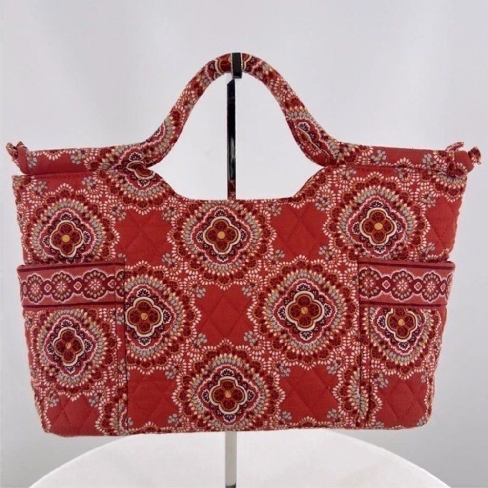 Vera Bradley Crimson Floral Tote